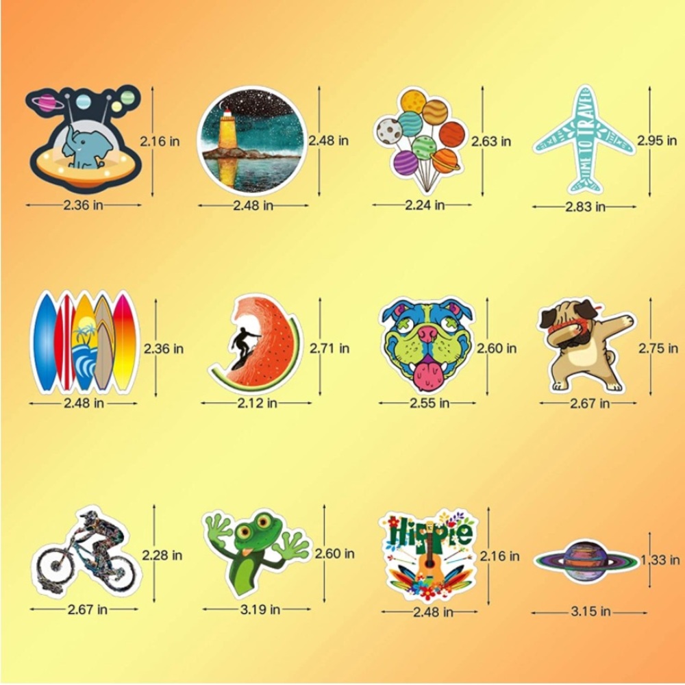 $6 for 20 cute Random vinyl stickers!